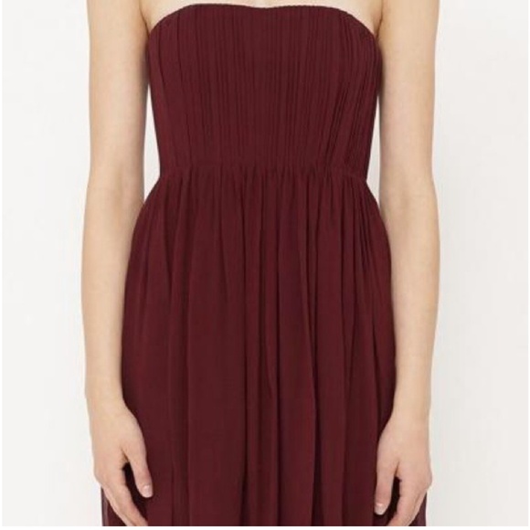 Alice and Olivia Mckell Pleated Double Column Cocktail Dress - Picture 10 of 11